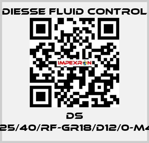DS LG-RBR17-25/40/RF-GR18/D12/0-M420-CS/CS DIESSE Fluid Control