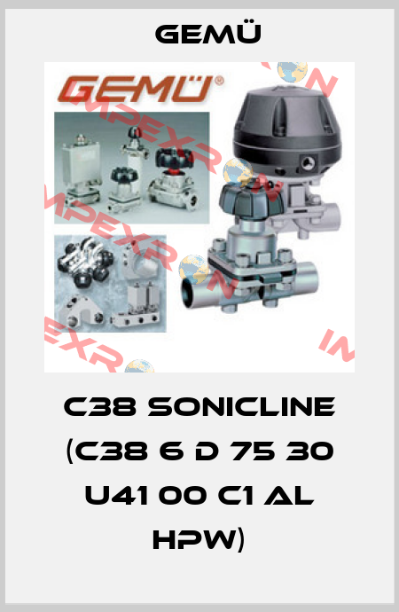 C38 SonicLine (C38 6 D 75 30 U41 00 C1 AL HPW) Gemü