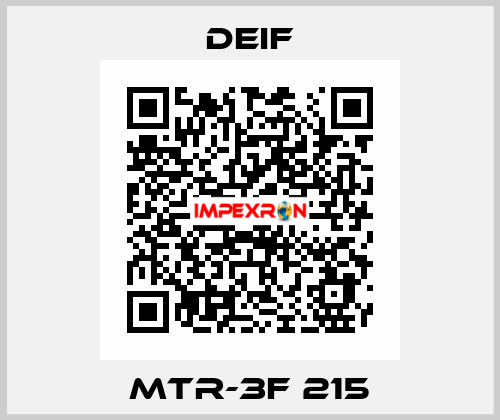 MTR-3F 215 Deif
