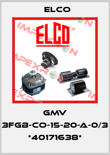 GMV 3FGB-CO-15-20-A-0/3 *40171638* Elco
