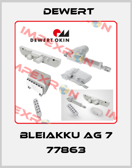 Bleiakku AG 7 77863 DEWERT