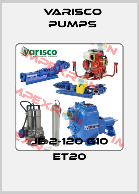 JE 2-120 G10 ET20 Varisco pumps