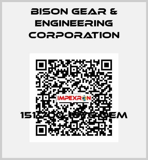 151-700-1076 OEM Bison Gear & Engineering Corporation