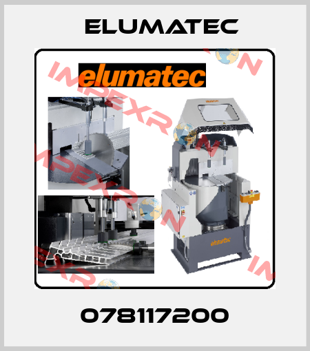 078117200 Elumatec