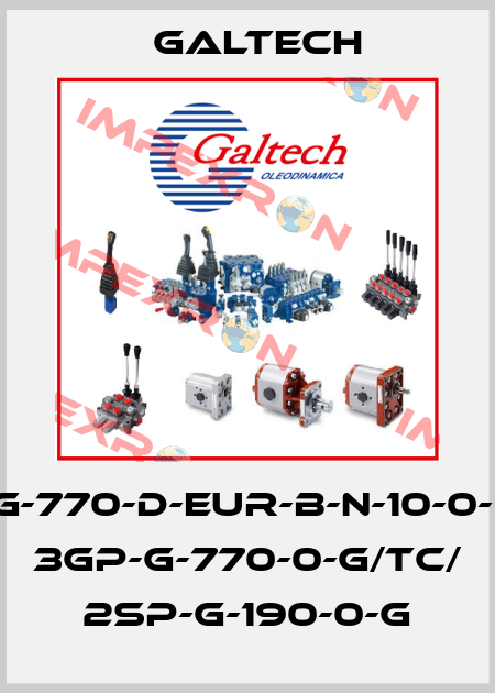 3GP-G-770-D-EUR-B-N-10-0-G/TC/ 3GP-G-770-0-G/TC/ 2SP-G-190-0-G Galtech