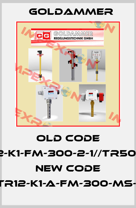 old code TR12-K1-FM-300-2-1//TR501.39, new code TR12-K1-A-FM-300-MS-I Goldammer