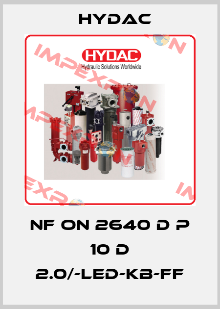 NF ON 2640 D P 10 D 2.0/-LED-KB-FF Hydac