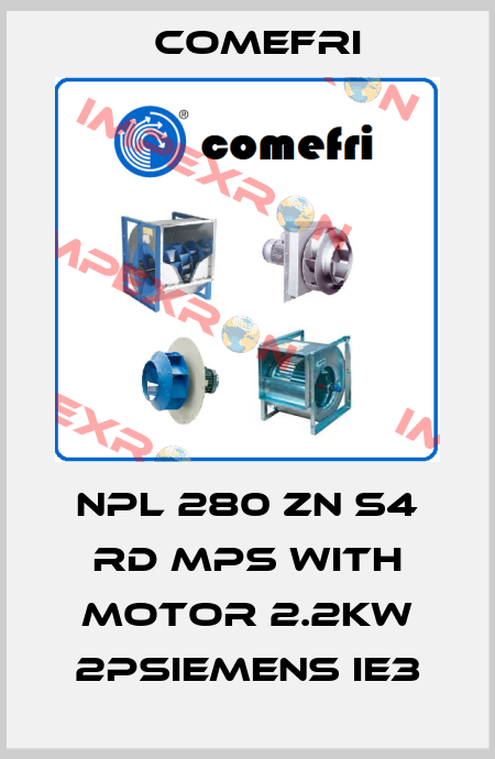 NPL 280 ZN S4 RD MPS with motor 2.2KW 2PSIEMENS IE3 Comefri