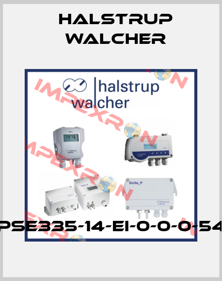 PSE335-14-EI-0-0-0-54 Halstrup Walcher