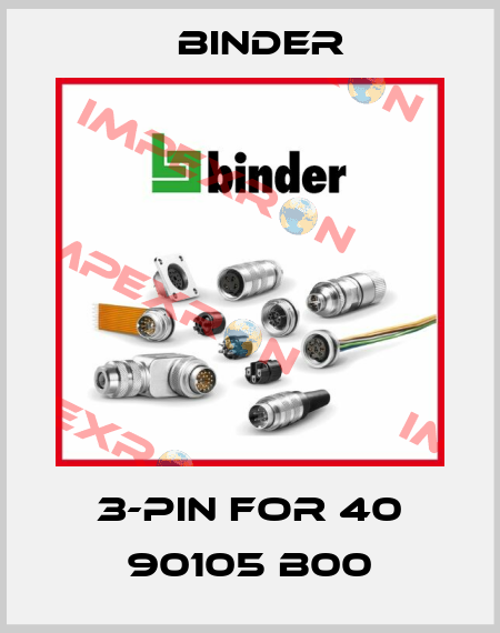 3-PIN for 40 90105 B00 Binder