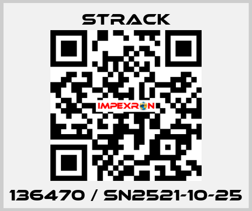 136470 / SN2521-10-25 Strack