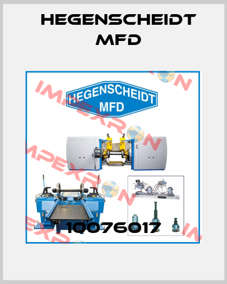 10076017 Hegenscheidt MFD