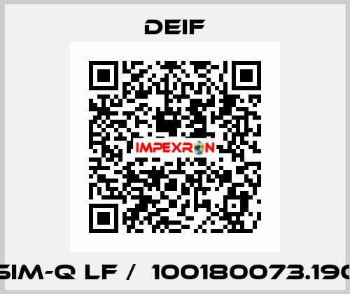 SIM-Q LF /  100180073.190 Deif
