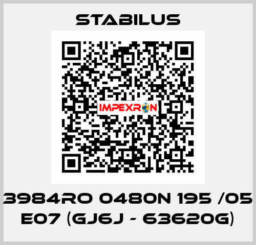 3984RO 0480N 195 /05 E07 (GJ6J - 63620G) Stabilus
