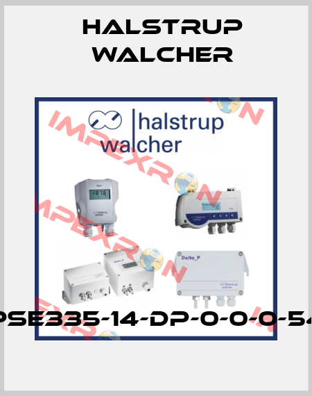 PSE335-14-DP-0-0-0-54 Halstrup Walcher