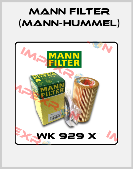 WK 929 X Mann Filter (Mann-Hummel)