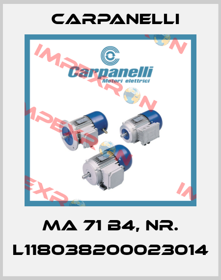 MA 71 B4, Nr. L118038200023014 Carpanelli