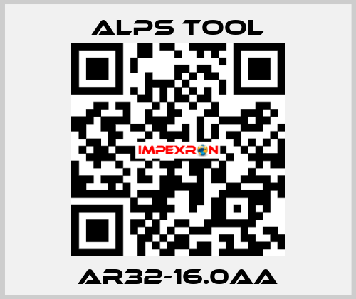 AR32-16.0AA ALPS TOOL