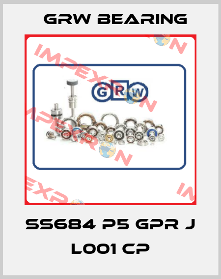 SS684 P5 GPR J L001 CP GRW Bearing