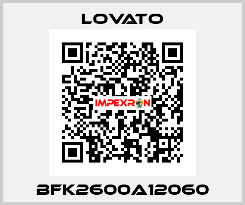 BFK2600A12060 Lovato
