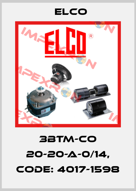 3BTM-CO 20-20-A-0/14, Code: 4017-1598 Elco