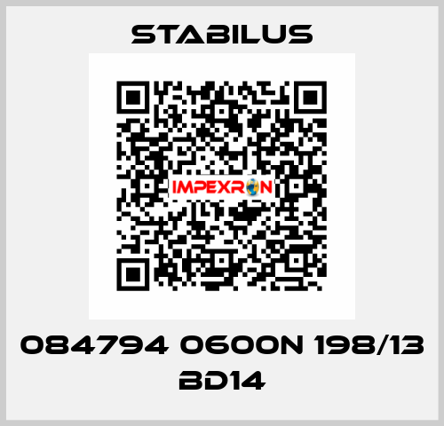 084794 0600N 198/13 BD14 Stabilus