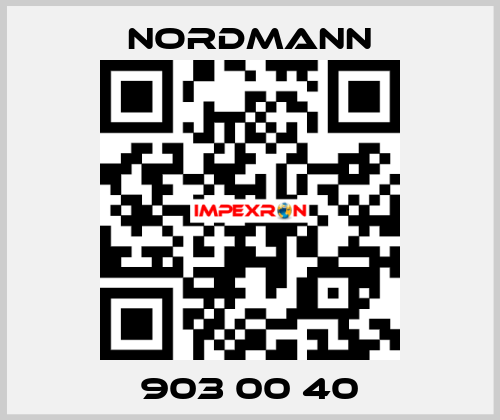 903 00 40 Nordmann