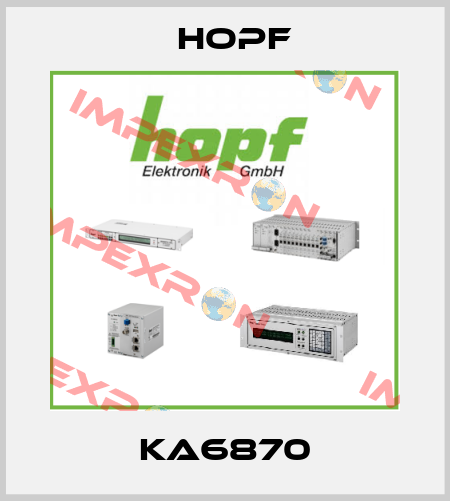 KA6870 Hopf