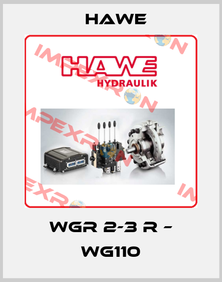 WGR 2-3 R – WG110 Hawe
