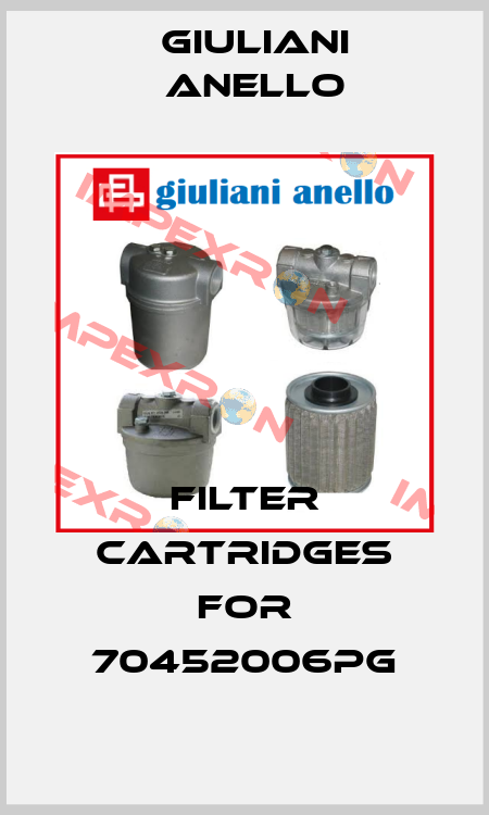 filter cartridges for 70452006PG Giuliani Anello