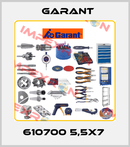 610700 5,5X7  Garant