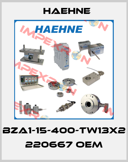 BZA1-15-400-TW13X2 220667 OEM HAEHNE