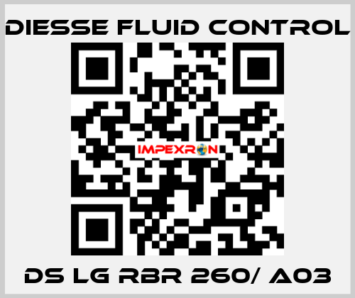 DS LG RBR 260/ A03 DIESSE Fluid Control