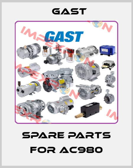 spare parts for AC980 Gast