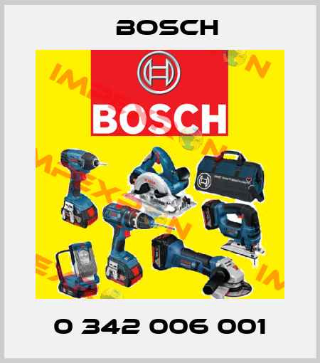 0 342 006 001 Bosch