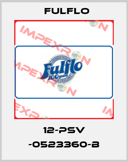 12-PSV -0523360-B Fulflo