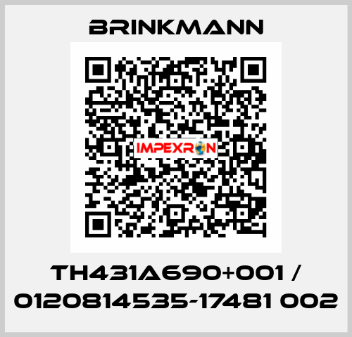 TH431A690+001 / 0120814535-17481 002 Brinkmann
