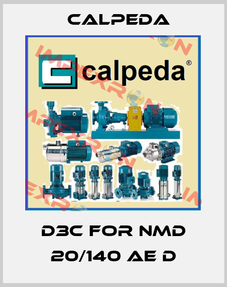 D3C for NMD 20/140 AE D Calpeda