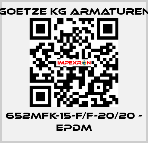652mFK-15-f/f-20/20 - EPDM Goetze KG Armaturen