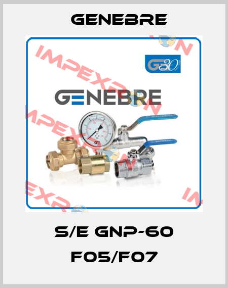 S/E GNP-60 F05/F07 Genebre