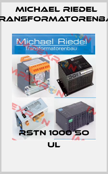 RSTN 1000 So UL Michael Riedel Transformatorenbau