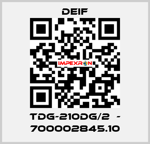 TDG-210DG/2  - 700002845.10 Deif