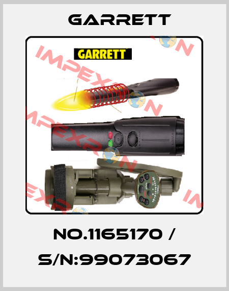 No.1165170 / S/N:99073067 Garrett