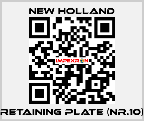 Retaining plate (Nr.10) New Holland