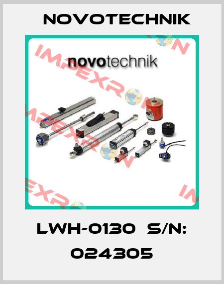 LWH-0130  s/n: 024305 Novotechnik