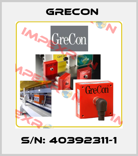 S/N: 40392311-1 Grecon