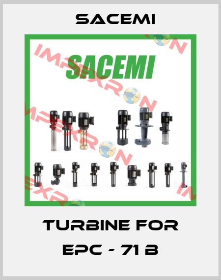 turbine for EPC - 71 B Sacemi