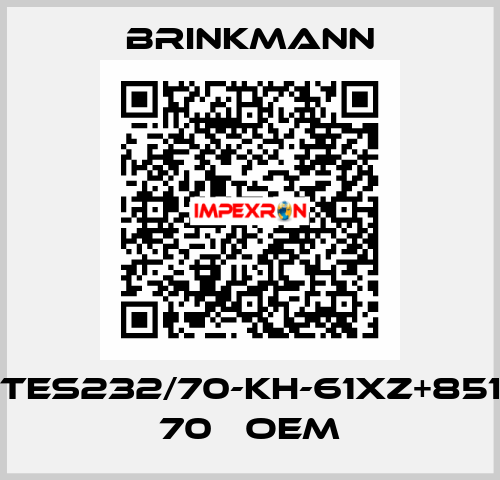 TES232/70-KH-61XZ+851 70   oem Brinkmann
