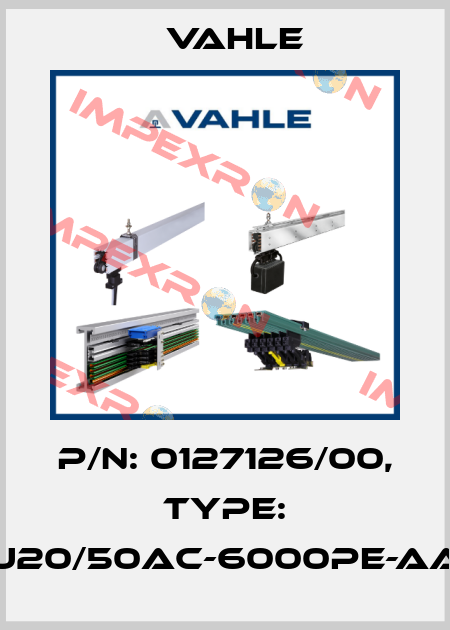 P/n: 0127126/00, Type: U20/50AC-6000PE-AA Vahle