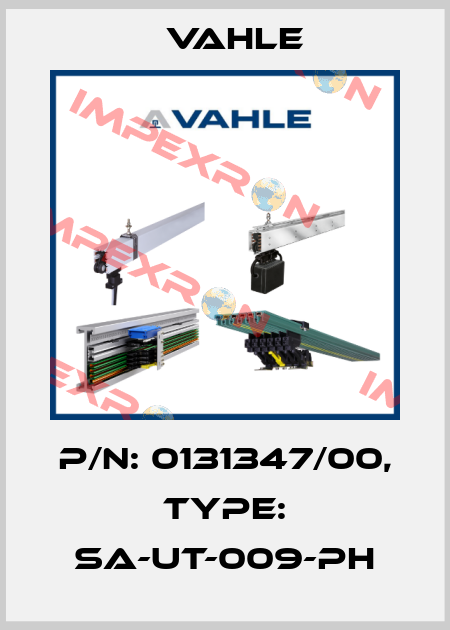 P/n: 0131347/00, Type: SA-UT-009-PH Vahle